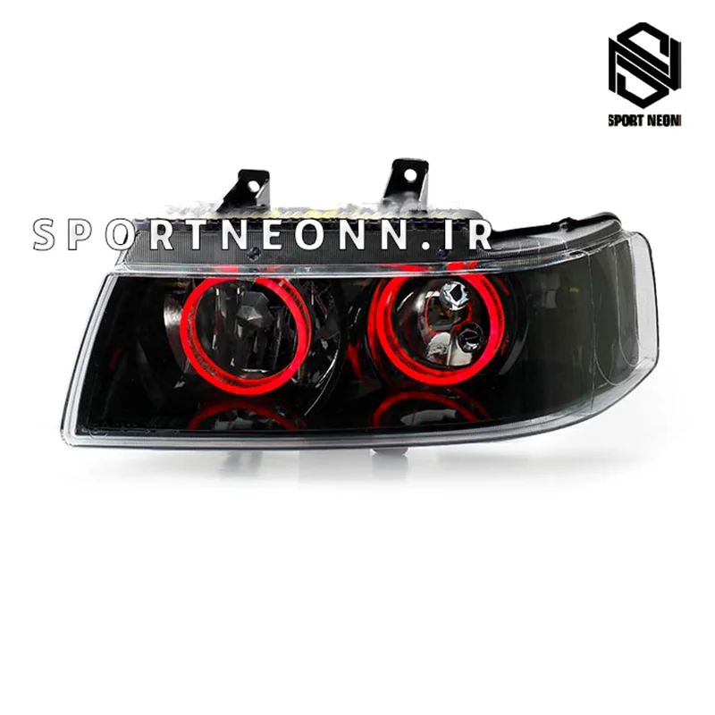 چراغ جلو اسپرت سمند طرح گلس قرمز