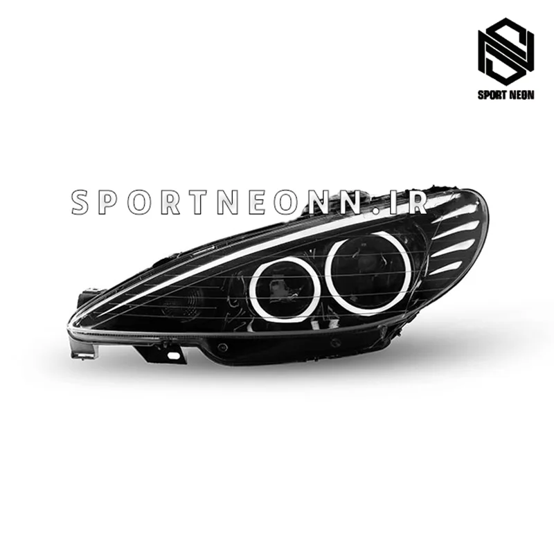 چراغ جلوی پژو 206 طرح bmw