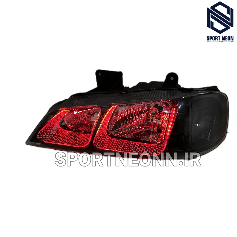 چراغ اسپرت پژو پارس طرح U قرمز