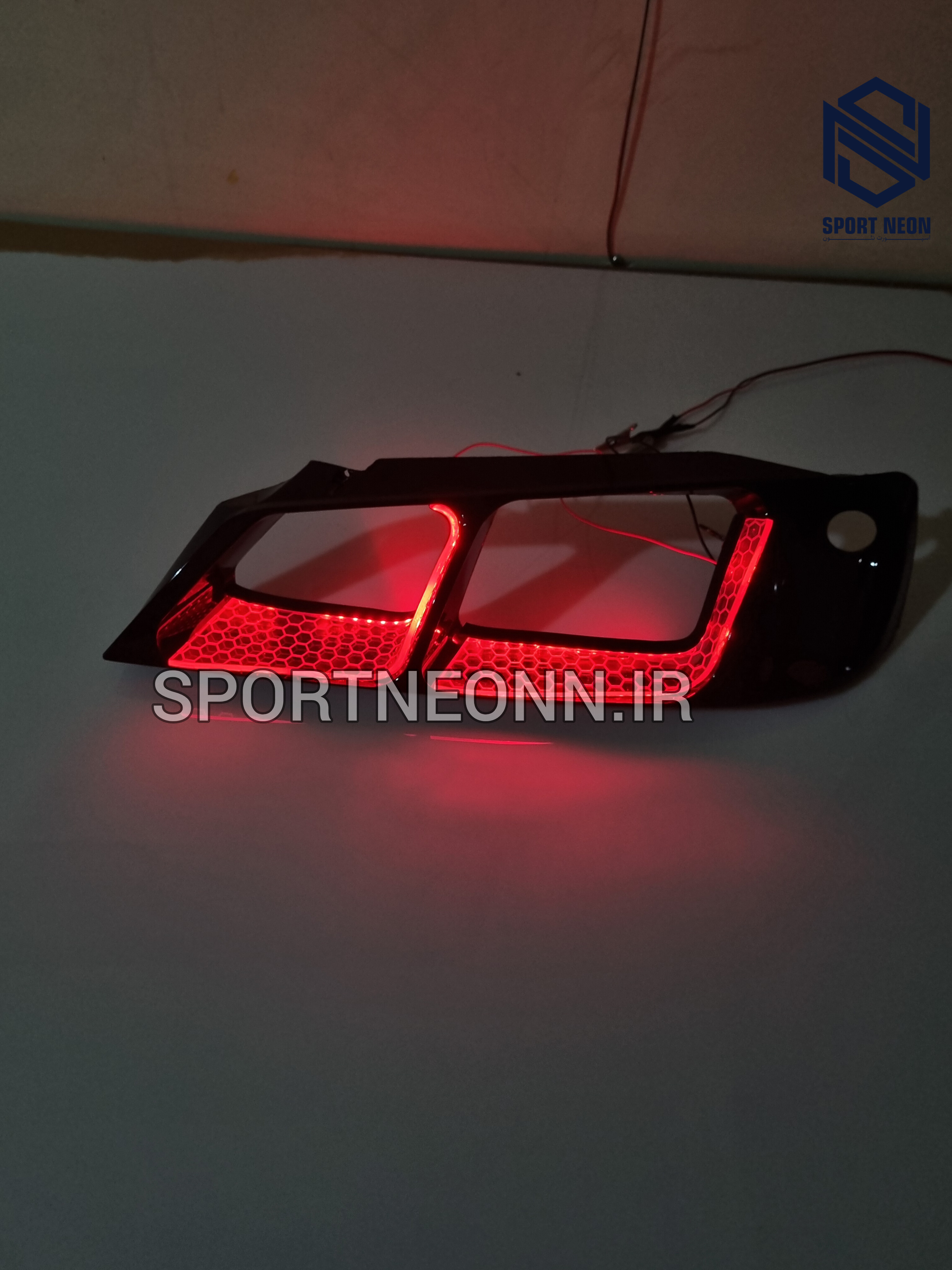 چراغ جلو اسپرت پارس(فلاپ نئون دار گلس یو ال )
