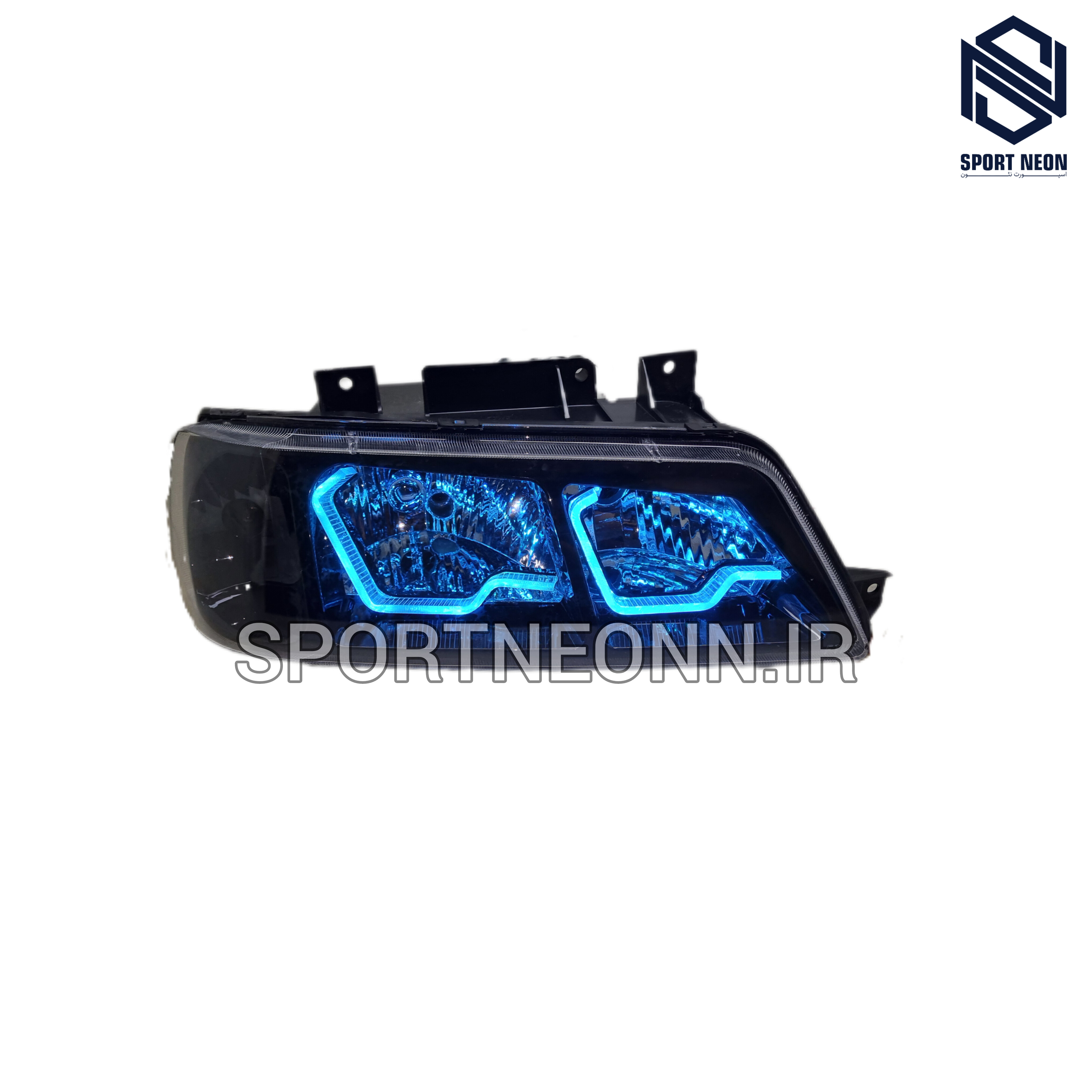 چراغ اسپرت ۴۰۵ طرح پارسی گلس i8 آیس بلو