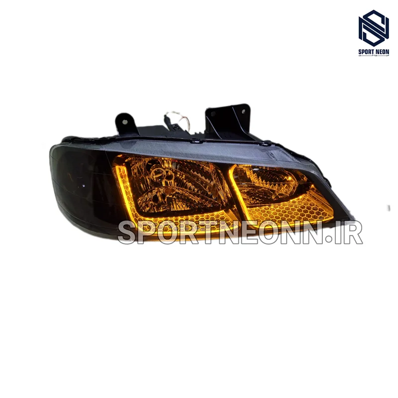 چراغ جلو اسپرت پارس طرح یو ال انبه ای