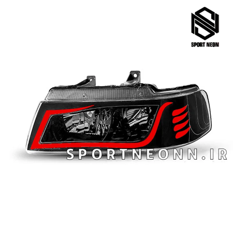 چراغ جلو اسپرت سمند طرح آکورد قرمز