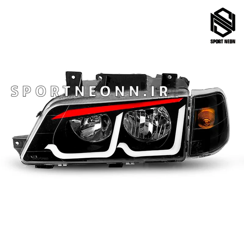 چراغ جلو 405 طرح BMW ابرو قرمز